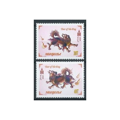 Mongolia - Nr 3582 - 83 2006r - Psy