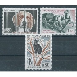 Monako - Nr 1204 - 06 1975r - Pies - Kot - Koń