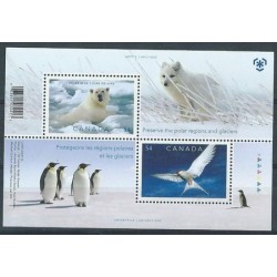 Kanada - Bl 113 2009r - Ptaki - Ssaki