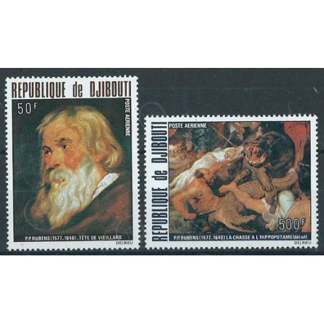 Djibouti - Nr 216 - 17 1978r - Malarstwo - Rubens