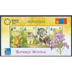 Mongolia - Bl 349 2005r - Psy - Koty