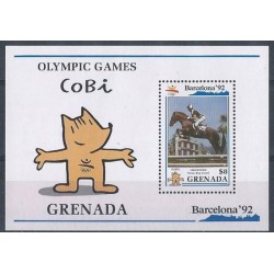 Grenada - Bl 251 1990r - Sport - Koń