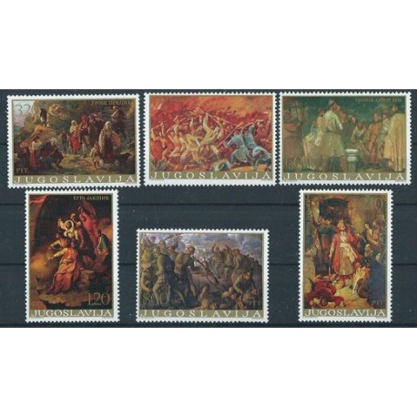 Jugosławia - Nr 1666 - 71 1977r - Malarstwo