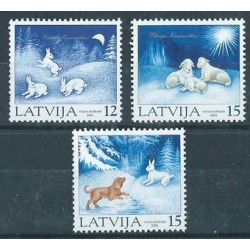 Łotwa - Nr 559 - 61 2001r - Ssaki - Boże Narodzenie