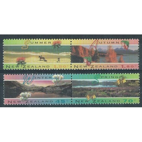 Nowa Zelandia - Nr 1340 - 43 1994r - Krajobrazy