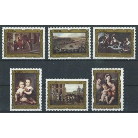 Kuba - Nr 3063 - 68 1986r - Malarstwo