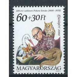 Węgry - Nr 4577 2000r - Ptaki - Ssaki