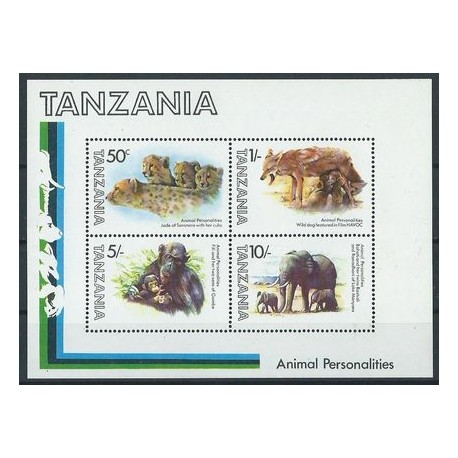 Tanzania - Bl 28 1982r - Ssaki