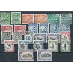 Aden - Nr 049 - 60 , 62 - 74 1953r - Krajobraz - Ssaki - Kol. angielskie
