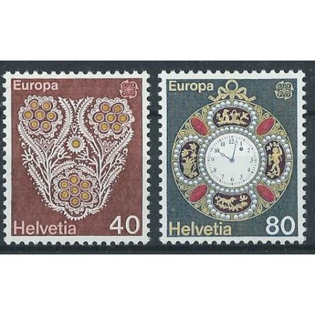 Szwajcaria - Nr 1073 - 74 1976r - CEPT