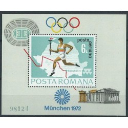 Rumunia - Bl 93 1972r - Sport - Olimpiada