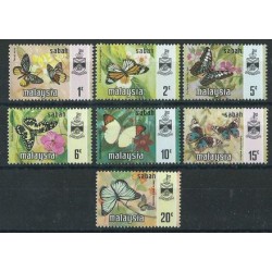 Malezja Sabah - Nr 024 - 30 1971r - Motyle