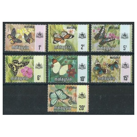 Malezja - Melaka - Nr 073 - 79 1971r - Motyle