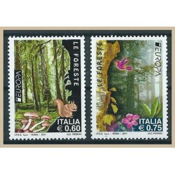 Włochy - Nr 3443 - 44 2011r - CEPT - Drzewa