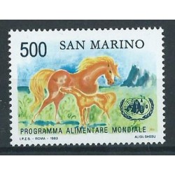 San Marino - Nr 1287 1983r - Konie