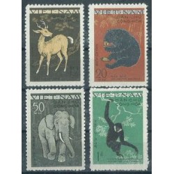 Wietnam N. - Nr 154 - 57 1961r - Ssaki