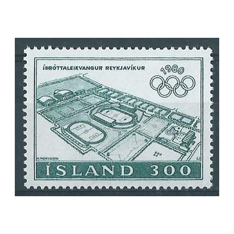 Islandia - Nr 555 1980r - Sport - Olimpiada