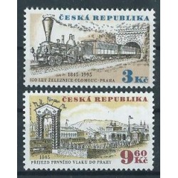 Czechy - Nr 081 - 82 1995r - Kolej