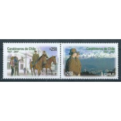 Chile - Nr 2171 - 72 2007r - Konie - Krajobraz