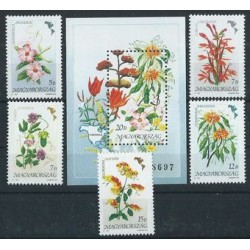 Węgry - Nr 4125 - 29 Bl 214 1991r - Kwiaty