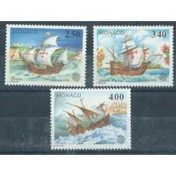 Monako -  Nr 2070 - 72 1992r - CEPT -  Marynistyka