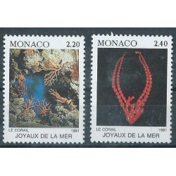 Monako - Nr 2015 - 16 1991r - Fauna morska