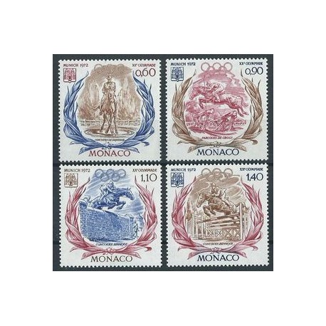 Monako - Nr 1045 - 48 1972r - Sport - Olimpiada
