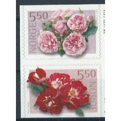 Norwegia - Nr 1392 - 93 2001r - Kwiaty