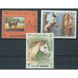 Jordania - Nr 1428 - 30 1989r - Konie
