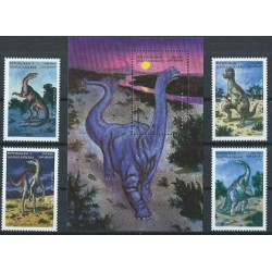 Madagaskar - Nr 2287 - 90 Bl 304 1999r - Dinozaury