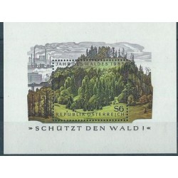 Austria - Bl 7 1985r - Drzewa