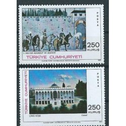 Turcja - Nr 2244 - 45 1971r - Malarstwo -  Konie