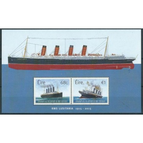 Irlandia - Bl 95 2015r - Marynistyka