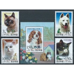 Korea N. - Nr 4586 - 89 Bl 537 2002r - Psy - Koty