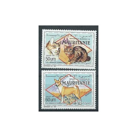 Mauretania - Nr 999 - 00 1991r - Psy - Koty