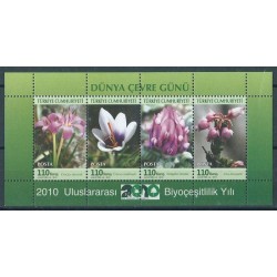 Turcja - Bl 72 2010r - Kwiaty
