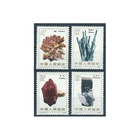 Chiny - Nr 1818 - 21 1982r - Minerały