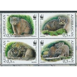 Azerbejdżan  - Nr 1175 - 78 2016r - WWF - Ssaki