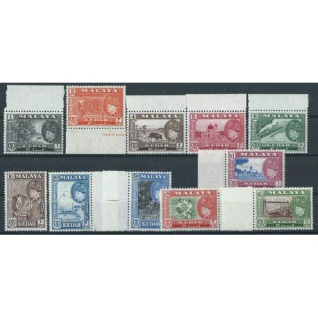 Malaya Kedah  - Nr 083 - 93 1957r - Kol. angielskie