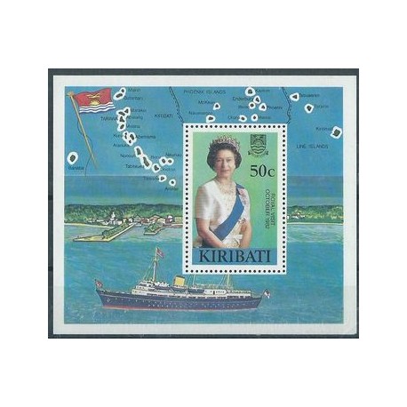Kiribati - Bl 10 1982r - Marynistyka