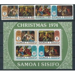 Samoa - Nr 306 - 09 Bl 7 1974r - Boże Narodzenie