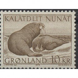 Grenlandia - Nr 083 1973r - Ssaki morskie - Słania