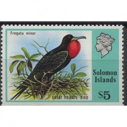 Wyspy Salomona - Nr 330 1976r - Ptaki
