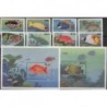 Malediwy - Nr 1349 - 56 Bl 153 - 54 1989r - Ryby