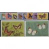 Gambia - Nr 1944 - 51 Bl 235 - 36 1994r - Motyle