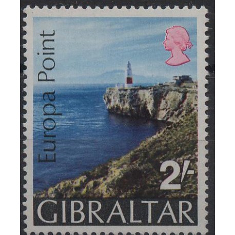 Gibraltar - Nr 236 1970r - Latarnia