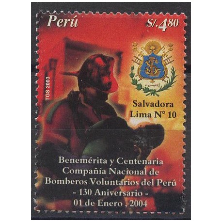 Peru - Nr 1916 2004r - Pozarnictwo