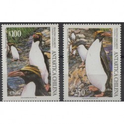 Chile - Nr 1684 - 85 1995r - Pingwiny
