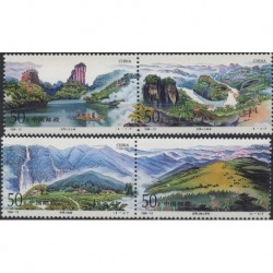 Chiny - Nr 2552 - 55 Pasek 1994r -  Wodospad - Widoki