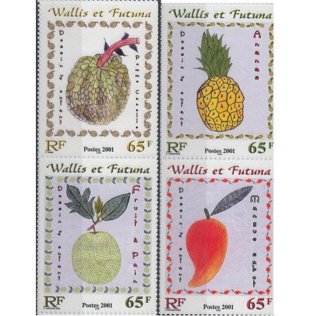 Wallis & Futuna - Nr 801 - 04  2001r - Owoce